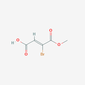molecular formula C5H5BrO4 B1392710 (Z)-3-bromo-4-methoxy-4-oxo-2-butenoic acid CAS No. 122457-36-7