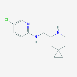molecular formula C13H18ClN3 B13927125 N-(5-chloro-2-pyridinyl)-6-Azaspiro[2.5]octane-5-methanamine 