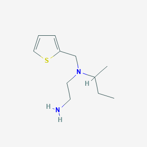 B1392716 N-(sec-Butyl)-N-(2-thienylmethyl)ethane-1,2-diamine CAS No. 1181645-73-7