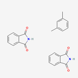 molecular formula C24H20N2O4 B13927254 M-Xylene bis-phthalimide 