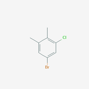 molecular formula C8H8BrCl B13927321 5-Bromo-1-chloro-2,3-dimethylbenzene 