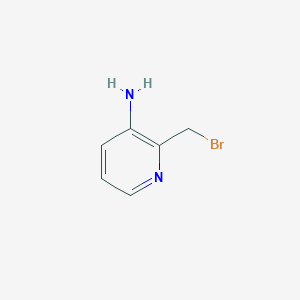 molecular formula C6H7BrN2 B13927405 2-(Bromomethyl)-3-pyridinamine 