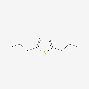 molecular formula C10H16S B13927424 2,5-Dipropylthiophene CAS No. 54411-07-3