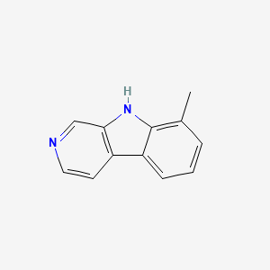 molecular formula C12H10N2 B13927429 8-Methyl-9h-pyrido[3,4-b]indole 