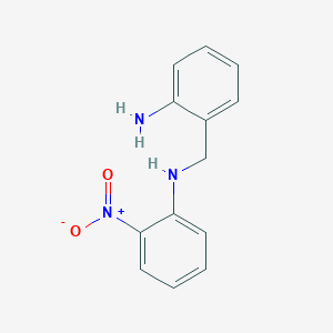 molecular formula C13H13N3O2 B1392745 N-(2-aminobenzyl)-2-nitroaniline CAS No. 1221792-14-8