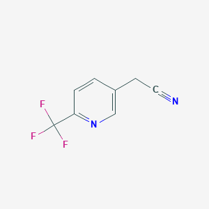2-(Trifluoromethyl)pyridine-5-acetonitrile