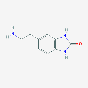 molecular formula C9H11N3O B139276 5-(2-Aminoethyl)-1H-benzimidazol-2(3H)-one CAS No. 159417-87-5