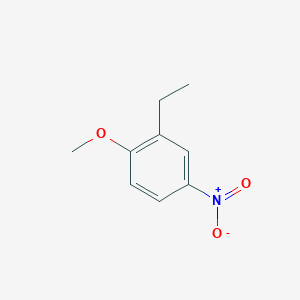 molecular formula C9H11NO3 B13927612 Benzene, 2-ethyl-1-methoxy-4-nitro- CAS No. 90610-18-7