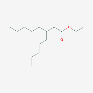 molecular formula C15H30O2 B13927654 Ethyl 3-pentyloctanoate 