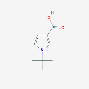 molecular formula C9H13NO2 B1392769 1-tert-butyl-1H-pyrrole-3-carboxylic acid CAS No. 1266364-46-8