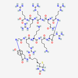 molecular formula C74H132N34O16S B13927712 Biotin-TAT (47-57) 