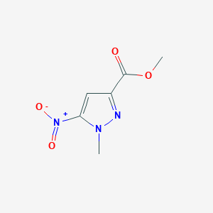 molecular formula C6H7N3O4 B1392783 methyl 1-methyl-5-nitro-1H-pyrazole-3-carboxylate CAS No. 796038-07-8