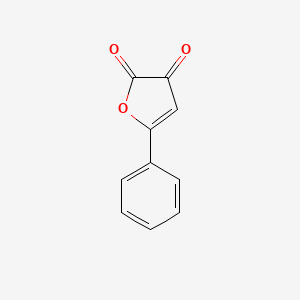 molecular formula C10H6O3 B13927859 2,3-Furandione, 5-phenyl- CAS No. 55991-67-8