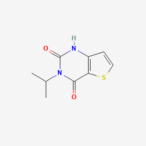 molecular formula C9H10N2O2S B1392799 3-异丙基噻吩并[3,2-d]嘧啶-2,4(1H,3H)-二酮 CAS No. 1239743-72-6