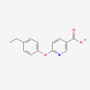 molecular formula C14H13NO3 B13927999 6-(4-Ethylphenoxy)nicotinic acid 