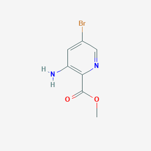 molecular formula C7H7BrN2O2 B1392811 Methyl 3-amino-5-bromopicolinate CAS No. 1072448-08-8