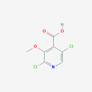 molecular formula C7H5Cl2NO3 B1392812 2,5-Dichloro-3-methoxyisonicotinic acid CAS No. 1305324-55-3