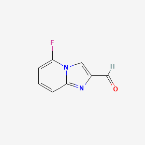 molecular formula C8H5FN2O B1392813 5-Fluoroimidazo[1,2-a]pyridine-2-carbaldehyde CAS No. 878197-67-2