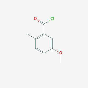 molecular formula C9H9ClO2 B13928134 5-Methoxy-2-methylbenzoyl chloride CAS No. 56724-08-4