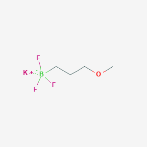 molecular formula C4H9BF3KO B1392817 Potassium trifluoro(3-methoxypropyl)boranuide CAS No. 1445848-21-4