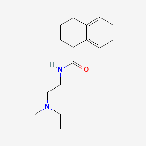 molecular formula C17H26N2O B13928176 N-(2-(Diethylamino)ethyl)-1,2,3,4-tetrahydro-1-naphthalenecarboxamide CAS No. 32421-49-1
