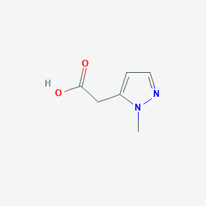 molecular formula C6H8N2O2 B1392825 2-(1-methyl-1H-pyrazol-5-yl)acetic acid CAS No. 1071814-44-2