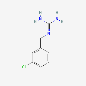 molecular formula C8H10ClN3 B13928257 (m-Chlorobenzyl)guanidine CAS No. 55172-24-2