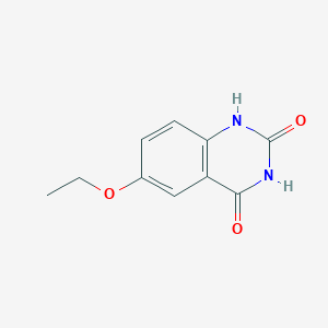 molecular formula C10H10N2O3 B13928272 6-Ethoxyquinazoline-2,4-diol 