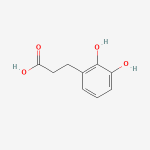 molecular formula C9H10O4 B139283 3-(2,3-Dihydroxyphenyl)propanoic acid CAS No. 3714-73-6