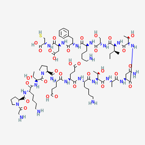 molecular formula C84H136N22O30S B13928382 Protein Kinase C (beta) Peptide 