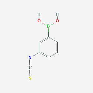 molecular formula C7H6BNO2S B139284 (3-Isothiocyanatophenyl)boronic acid CAS No. 133887-74-8