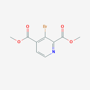 molecular formula C9H8BrNO4 B1392840 Dimethyl 3-bromopyridine-2,4-dicarboxylate CAS No. 1222185-12-7
