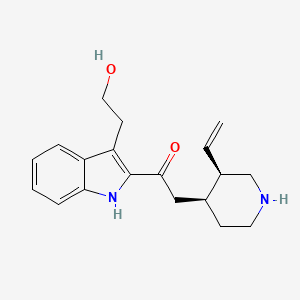 molecular formula C19H24N2O2 B13928459 (+)-Cinchonaminone 