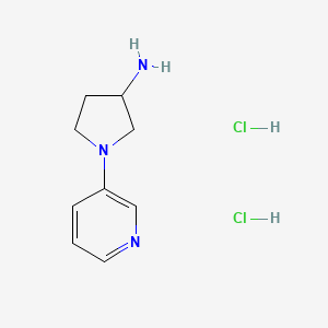 1-(Pyridin-3-yl)pyrrolidin-3-amine dihydrochloride