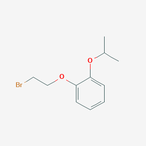 molecular formula C11H15BrO2 B1392860 1-(2-Bromoethoxy)-2-isopropoxybenzene CAS No. 1262059-05-1