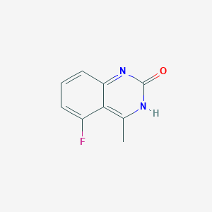 molecular formula C9H7FN2O B13928660 5-Fluoro-4-methylquinazolin-2-ol 