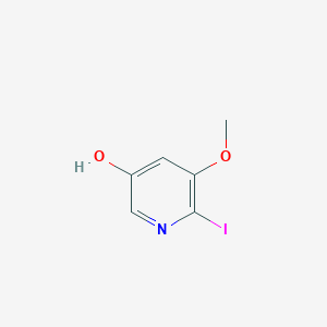 molecular formula C6H6INO2 B1392889 6-Iodo-5-methoxypyridin-3-ol CAS No. 1299607-66-1