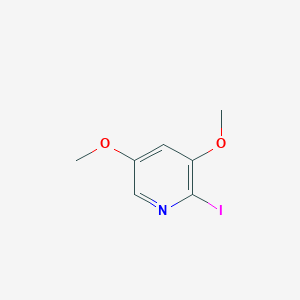 molecular formula C7H8INO2 B1392890 2-Iodo-3,5-dimethoxypyridine CAS No. 1299607-79-6