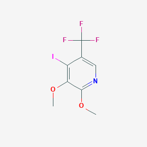 molecular formula C8H7F3INO2 B1392891 4-Iodo-2,3-dimethoxy-5-(trifluoromethyl)pyridine CAS No. 1261365-81-4