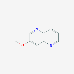 molecular formula C9H8N2O B1392896 3-Methoxy-1,5-naphthyridine CAS No. 1261365-35-8