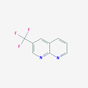 molecular formula C9H5F3N2 B1392898 3-(三氟甲基)-1,8-萘啶 CAS No. 1261365-77-8