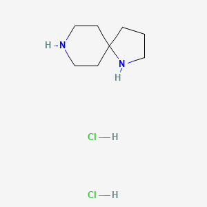 molecular formula C8H18Cl2N2 B1392909 1,8-Diazaspiro[4.5]decane dihydrochloride CAS No. 1159822-20-4