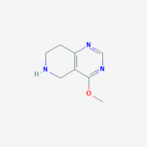 molecular formula C8H11N3O B1392917 4-methoxy-5H,6H,7H,8H-pyrido[4,3-d]pyrimidine CAS No. 944902-70-9