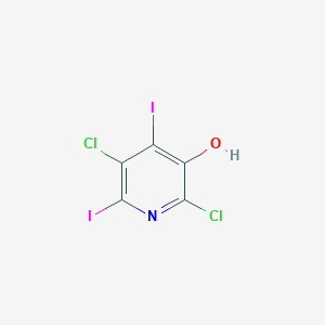 molecular formula C5HCl2I2NO B1392924 2,5-Dichloro-4,6-diiodopyridin-3-ol CAS No. 1261365-34-7