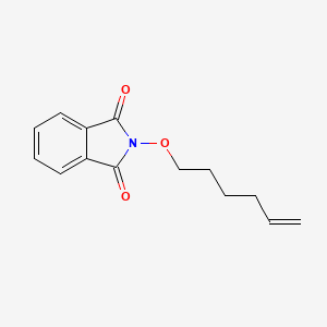 molecular formula C14H15NO3 B1392926 2-[(Hex-5-en-1-yl)oxy]-1H-isoindole-1,3(2H)-dione CAS No. 212061-19-3