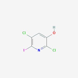 molecular formula C5H2Cl2INO B1392933 2,5-Dichloro-6-iodopyridin-3-ol CAS No. 1261365-62-1