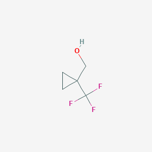 molecular formula C5H7F3O B1392934 [1-(Trifluoromethyl)cyclopropyl]methanol CAS No. 371917-17-8