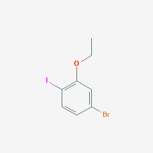 molecular formula C8H8BrIO B1392948 4-Bromo-2-ethoxy-1-iodobenzene CAS No. 943742-29-8