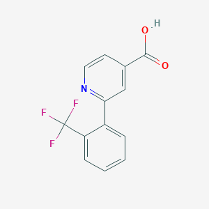 2-[2-(Trifluoromethyl)phenyl]pyridine-4-carboxylic acid