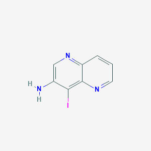 4-Iodo-1,5-naphthyridin-3-amine